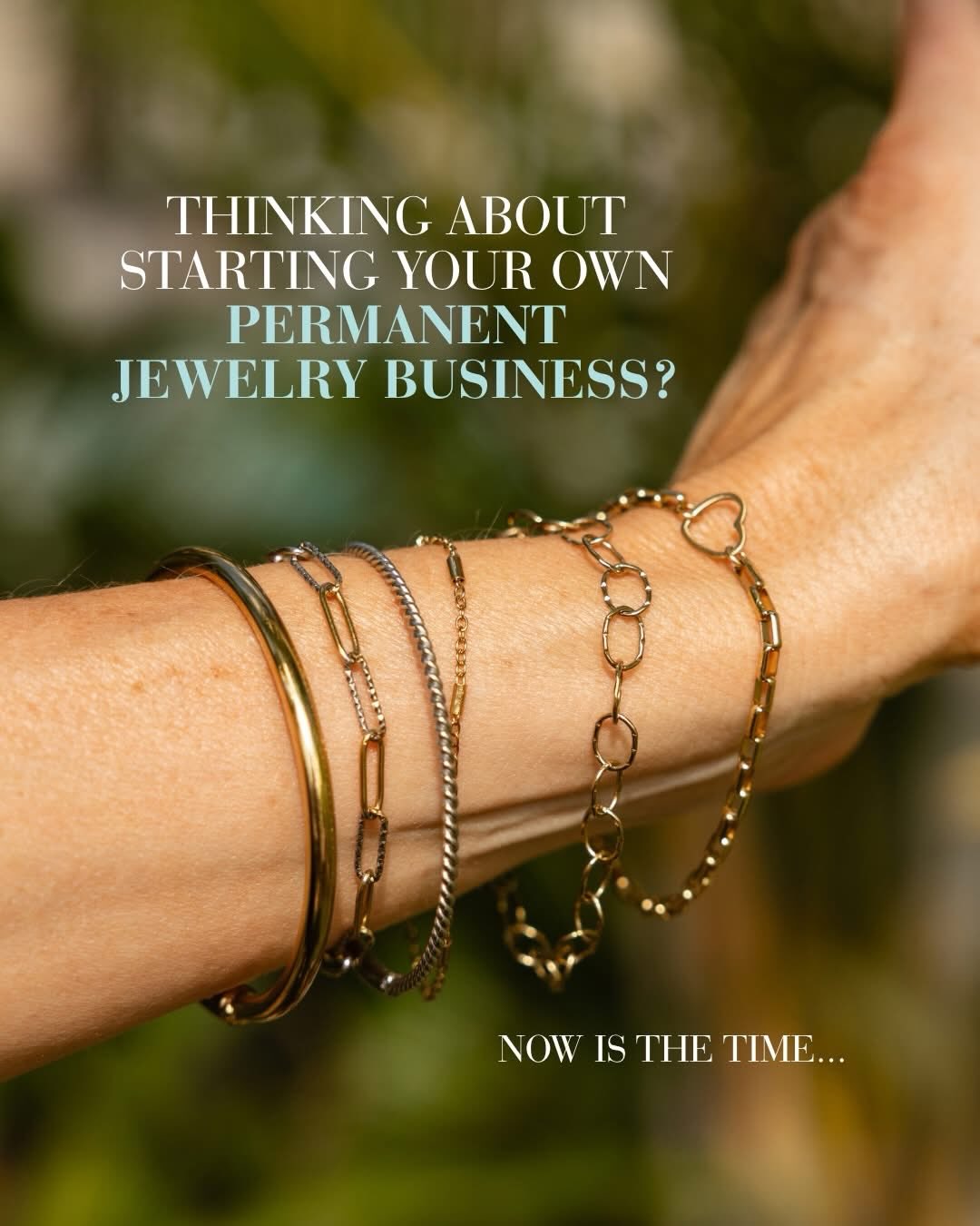 Have you ever thought about starting your own permanent jewelry business? ✨

Maybe you’ve caught yourself wondering… what if I actually did it? 💭

Well, this is your sign 🤍
When you join this month, you’ll get an automatic $50 to kickstart your business the moment you join!

From there, you’re fully supported with all the training, tools, and guidance you need to build something successful and truly your own 💫

So why wait? Now’s the time to jump on the hottest jewelry trend and see just how far it can take you ✨ #permanentjewelry  #permanentjewelrybusiness