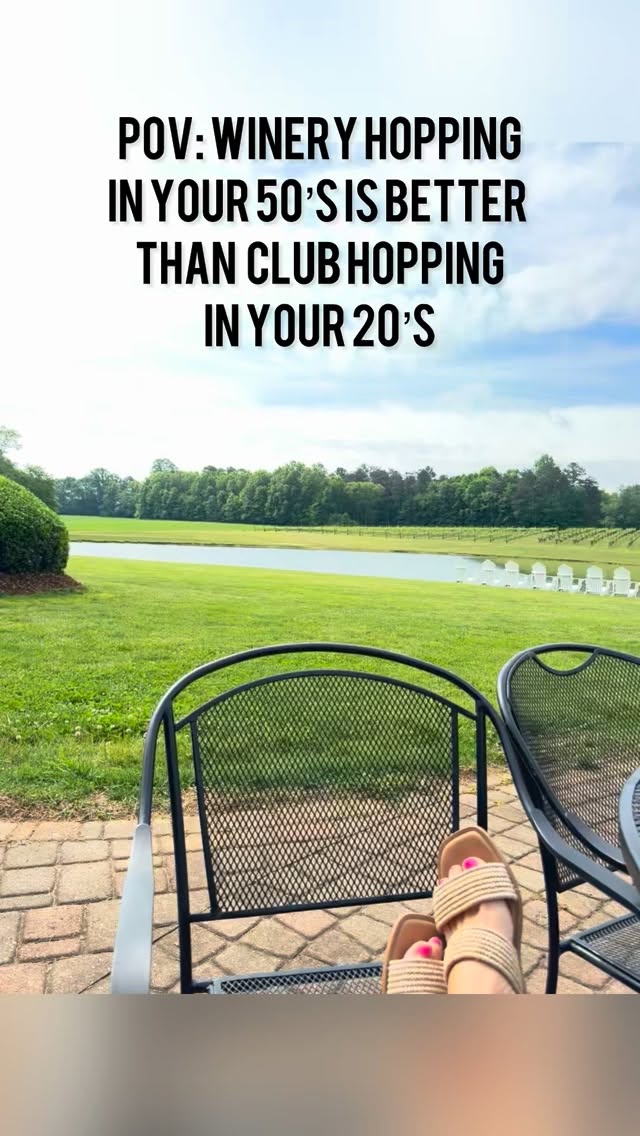 Sometimes you just have to take a moment and relax. And visiting our favorite wineries in the Yadkin valley is exactly what we needed. Beautiful views, delicious wines and wonderful company makes for a perfect weekend.  @slightlyaskewwines @shadowspringsvineyard @jonesvondrehle @dobbinscreekvineyardnc @piccionevineyards